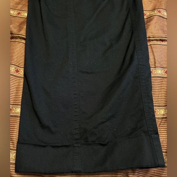 Chicos Black ankle Pants  Cotton/spandex w belt sz 3(16) - Picture 6 of 6